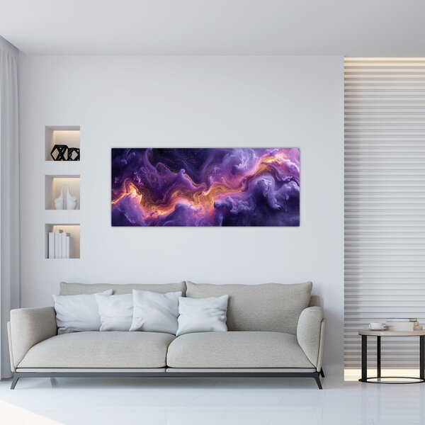 Slika - Ljubičasta maglica (120x50 cm)