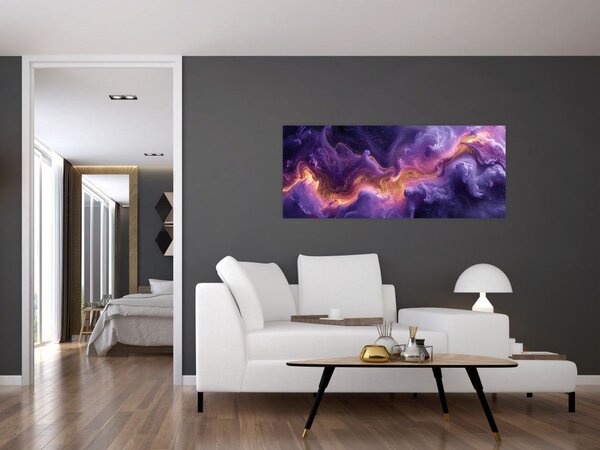 Slika - Ljubičasta maglica (120x50 cm)