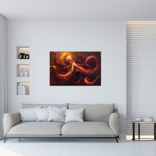 Slika - Hobotnica, ulje na platnu (90x60 cm)