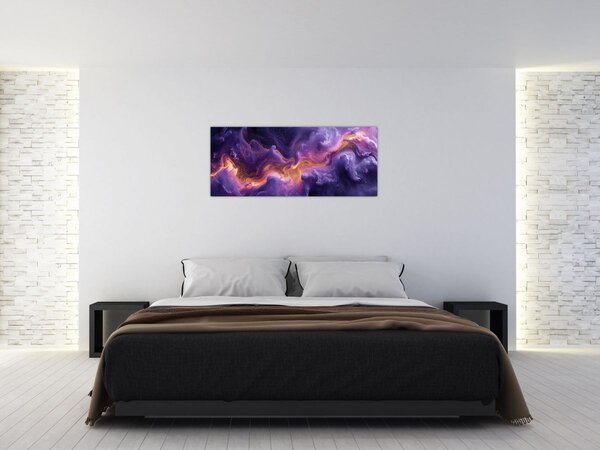 Slika - Ljubičasta maglica (120x50 cm)