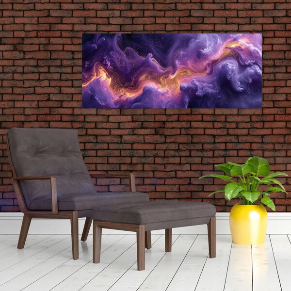 Slika - Ljubičasta maglica (120x50 cm)