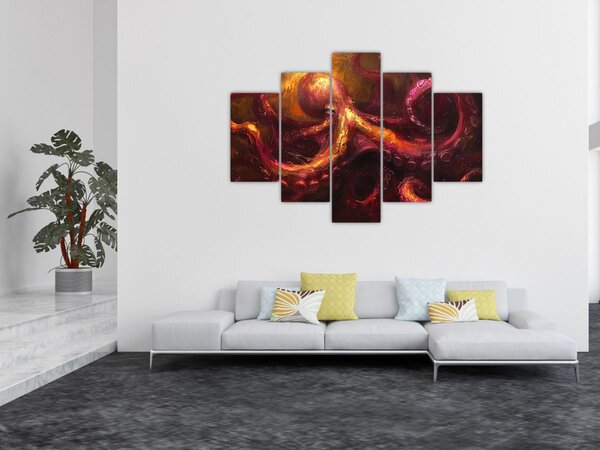 Slika - Hobotnica, ulje na platnu (150x105 cm)