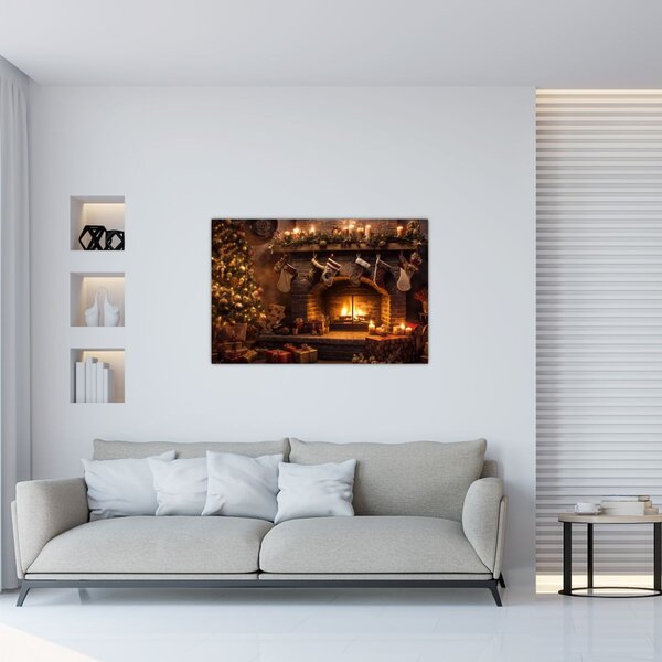 Slika - Božićni ugođaj (90x60 cm)