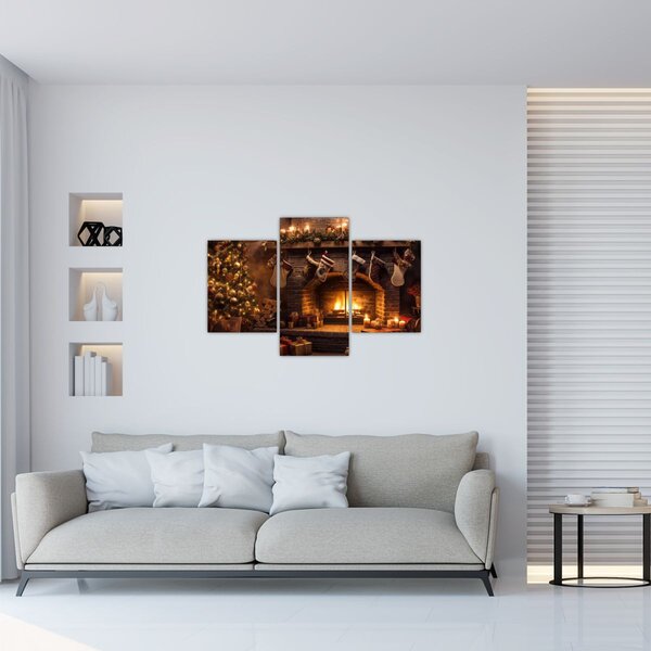 Slika - Božićni ugođaj (90x60 cm)
