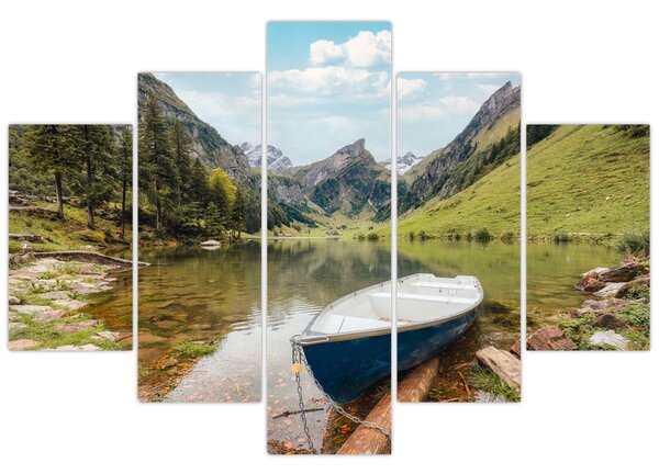 Slika - Seealpsee, jezero u Švicarskoj (150x105 cm)
