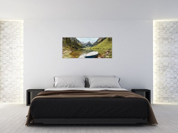 Slika - Seealpsee, jezero u Švicarskoj (120x50 cm)