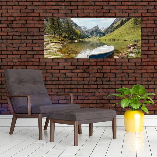 Slika - Seealpsee, jezero u Švicarskoj (120x50 cm)