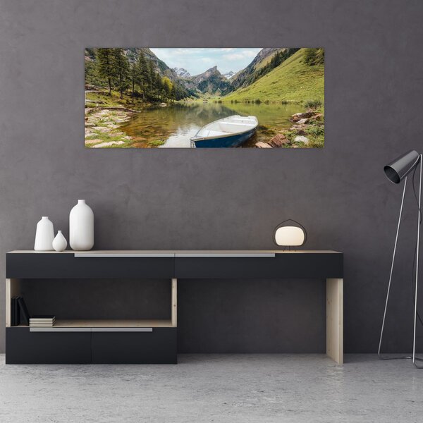 Slika - Seealpsee, jezero u Švicarskoj (120x50 cm)