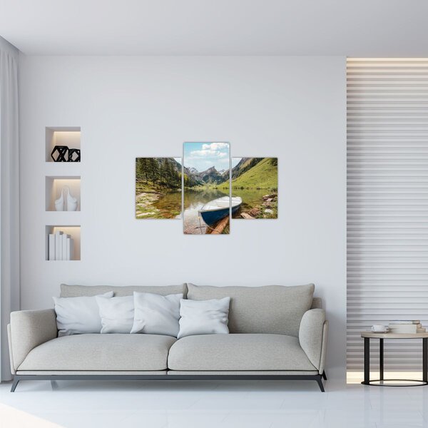 Slika - Seealpsee, jezero u Švicarskoj (90x60 cm)