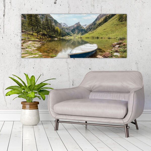 Slika - Seealpsee, jezero u Švicarskoj (120x50 cm)