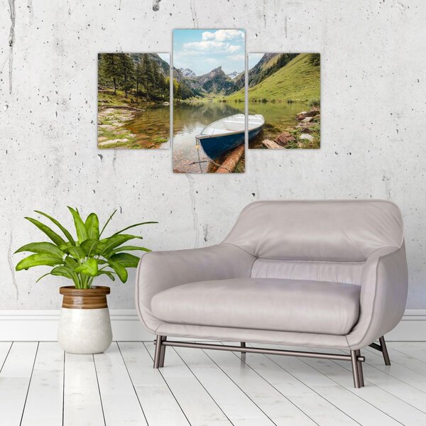 Slika - Seealpsee, jezero u Švicarskoj (90x60 cm)