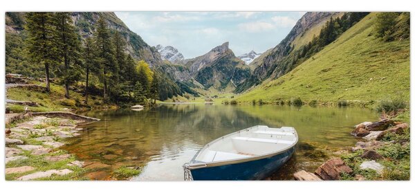 Slika - Seealpsee, jezero u Švicarskoj (120x50 cm)