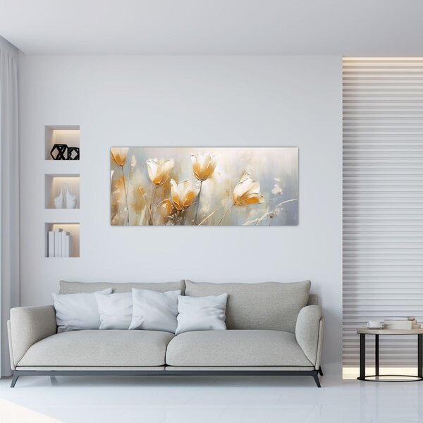 Slika - Slikanje tulipana (120x50 cm)