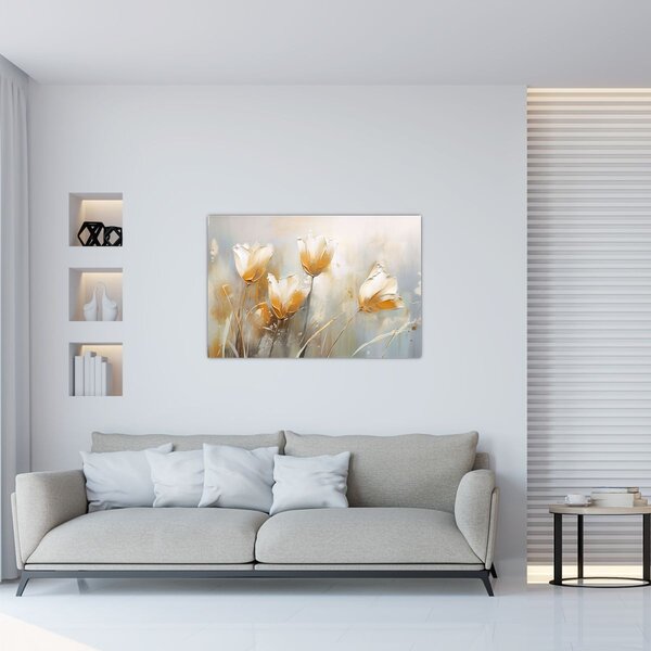 Slika - Slikanje tulipana (90x60 cm)