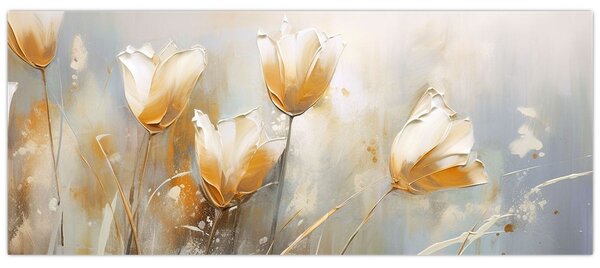 Slika - Slikanje tulipana (120x50 cm)