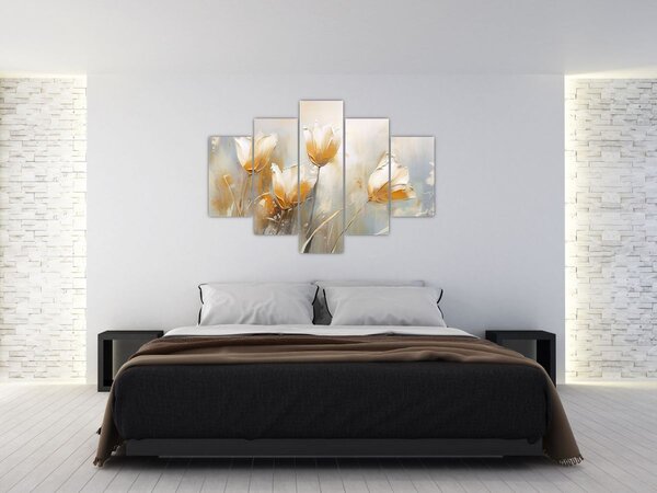 Slika - Slikanje tulipana (150x105 cm)