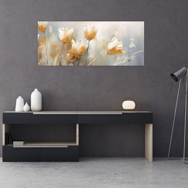 Slika - Slikanje tulipana (120x50 cm)