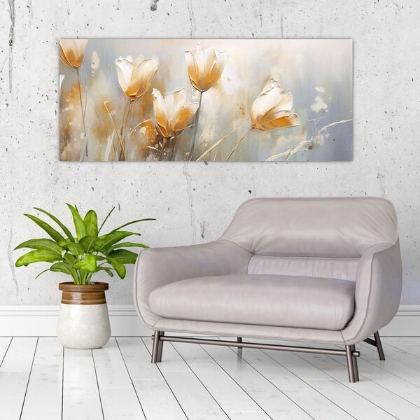 Slika - Slikanje tulipana (120x50 cm)