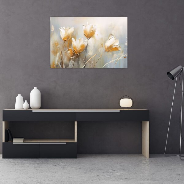 Slika - Slikanje tulipana (90x60 cm)