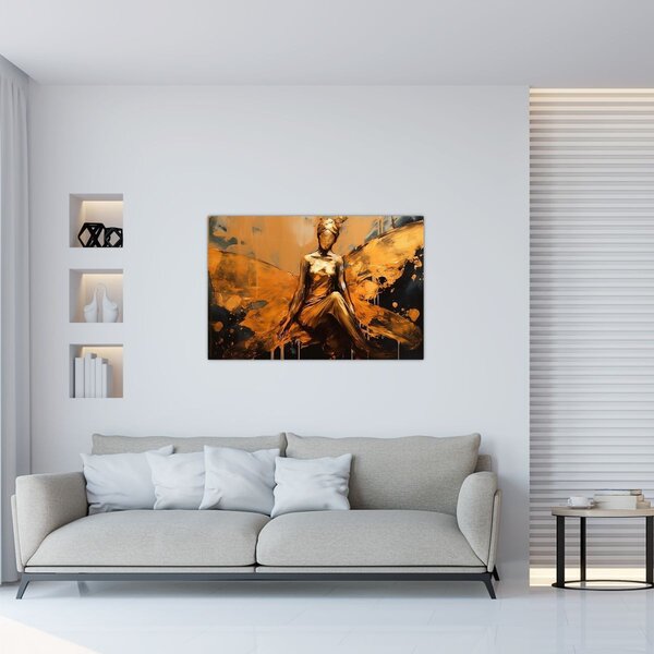 Slika - Apstrakcija vile (90x60 cm)