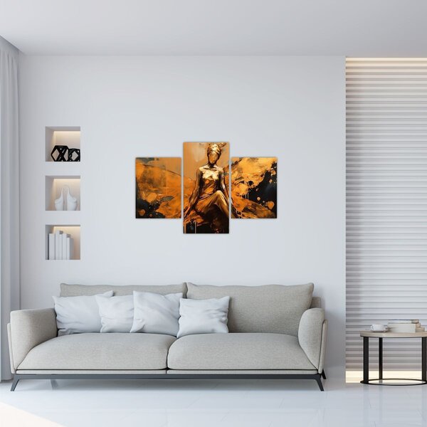 Slika - Apstrakcija vile (90x60 cm)