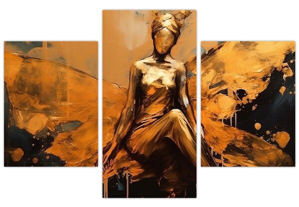 Slika - Apstrakcija vile (90x60 cm)