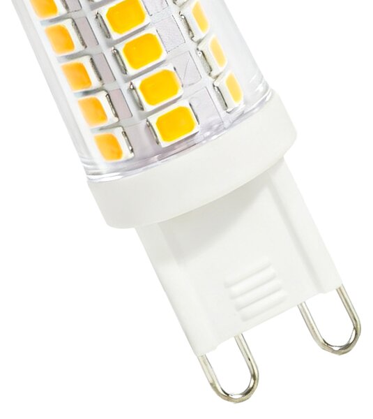 Set od 5 G9 LED žarulja prozirne 3,5W 480 lm 2700K
