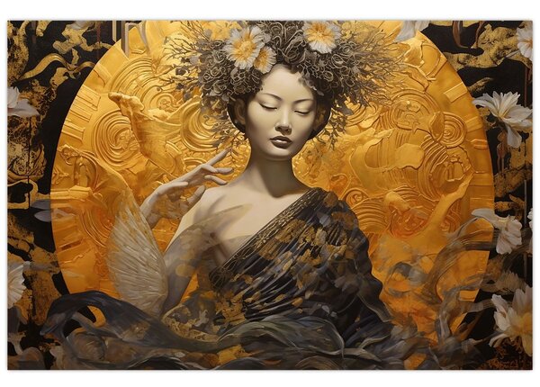 Slika - Japanska dama (90x60 cm)