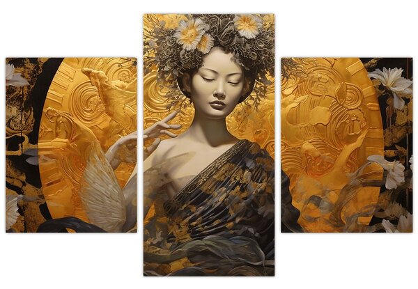 Slika - Japanska dama (90x60 cm)
