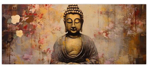 Slika - Buddha, slikanje (120x50 cm)