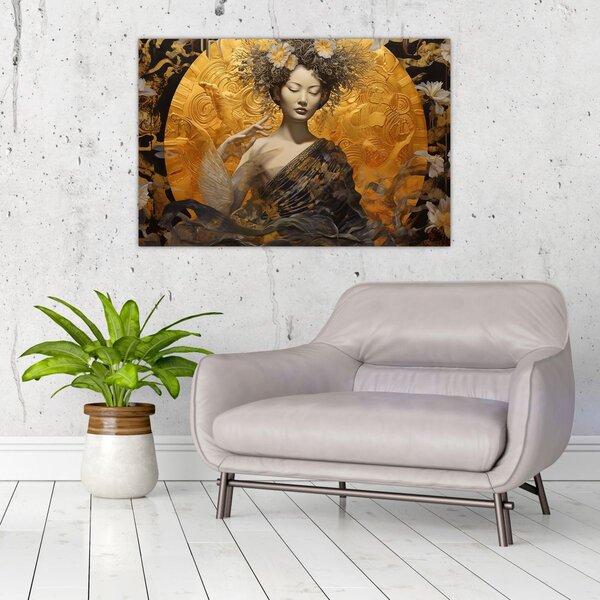 Slika - Japanska dama (90x60 cm)
