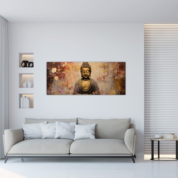 Slika - Buddha, slikanje (120x50 cm)