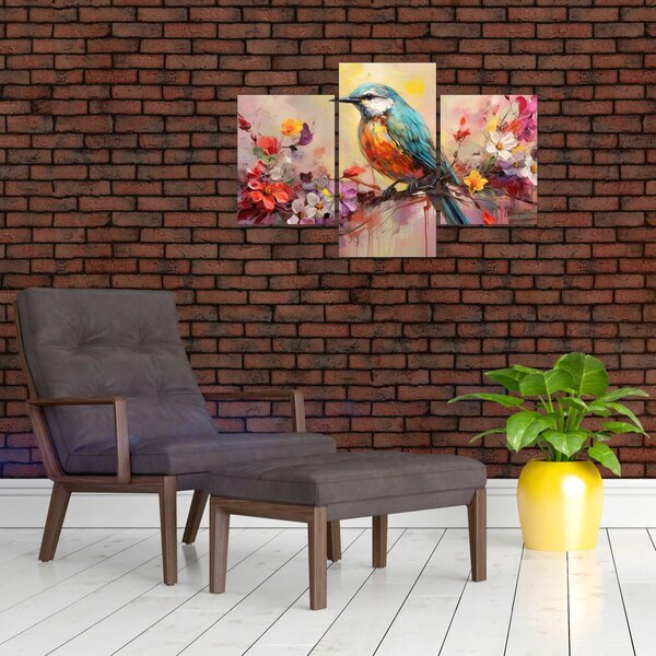 Slika - Slikanje ptice (90x60 cm)
