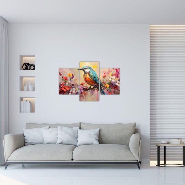Slika - Slikanje ptice (90x60 cm)