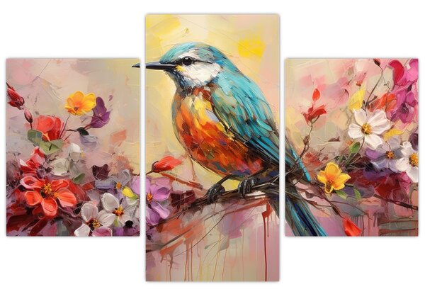 Slika - Slikanje ptice (90x60 cm)