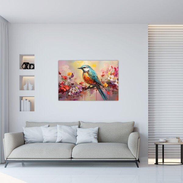 Slika - Slikanje ptice (90x60 cm)