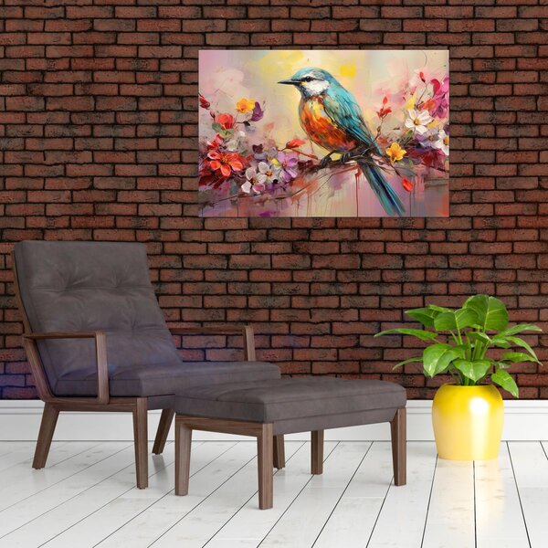 Slika - Slikanje ptice (90x60 cm)