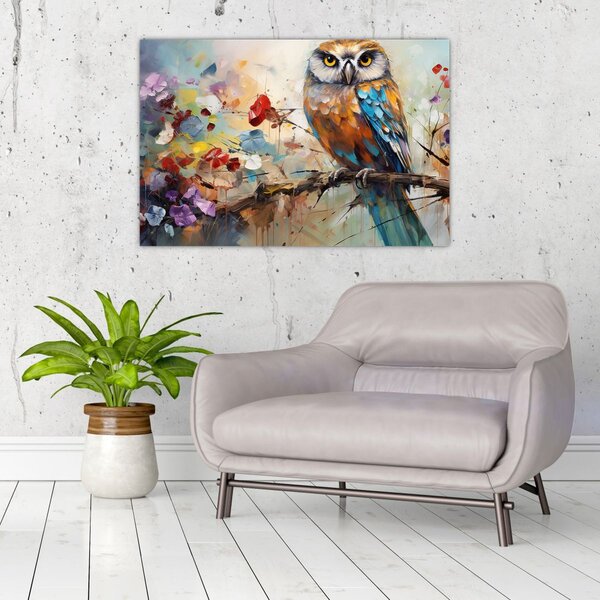 Slika - Slikana sova (90x60 cm)