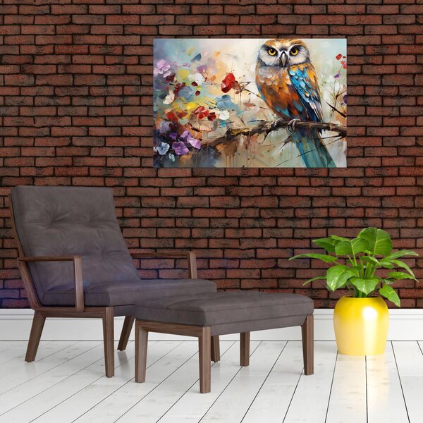 Slika - Slikana sova (90x60 cm)
