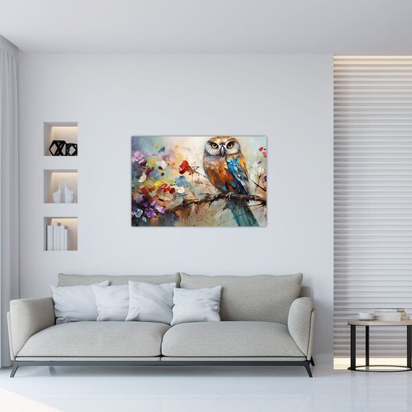 Slika - Slikana sova (90x60 cm)