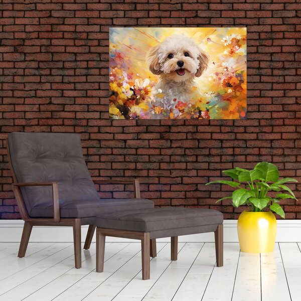 Slika - Sretan pas (90x60 cm)