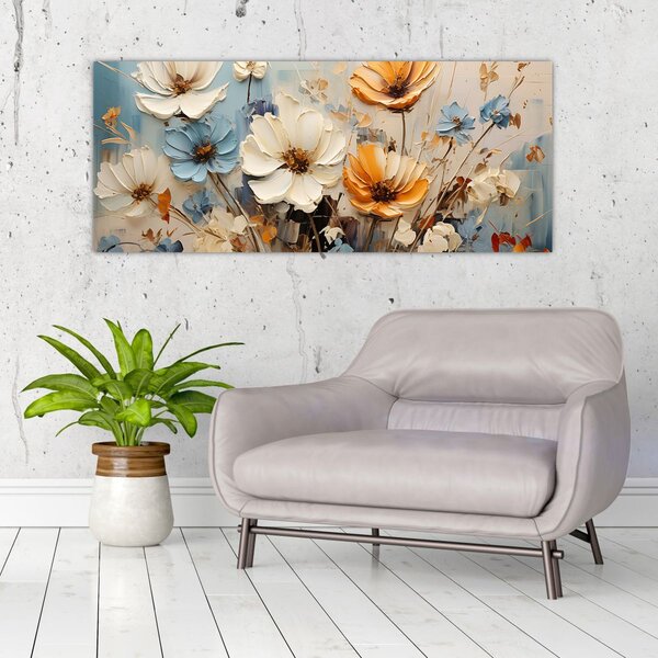 Slika - Buketi, slikanje (120x50 cm)