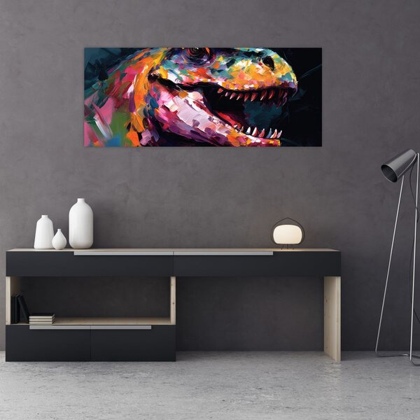 Slika - Dinosaur, slika (120x50 cm)