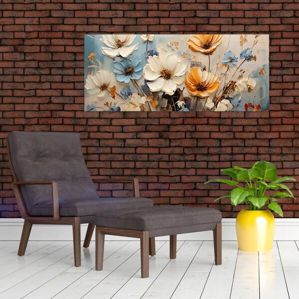 Slika - Buketi, slikanje (120x50 cm)