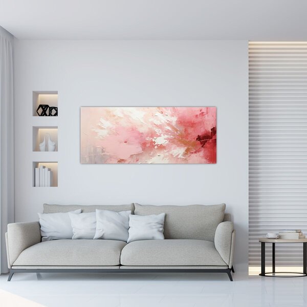 Slika - Ružičasti sažetak (120x50 cm)