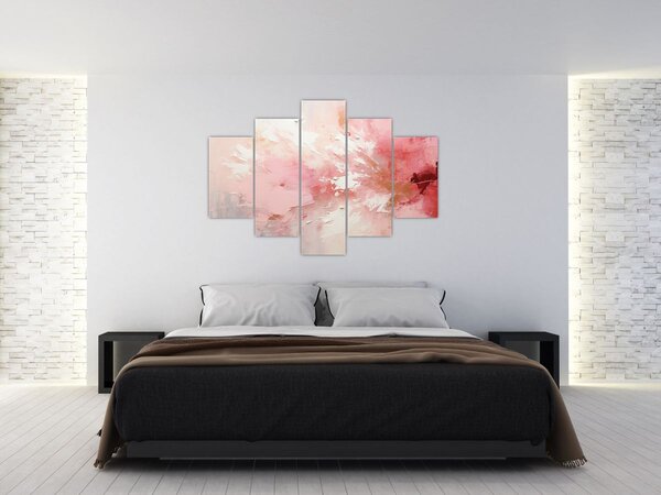 Slika - Ružičasti sažetak (150x105 cm)