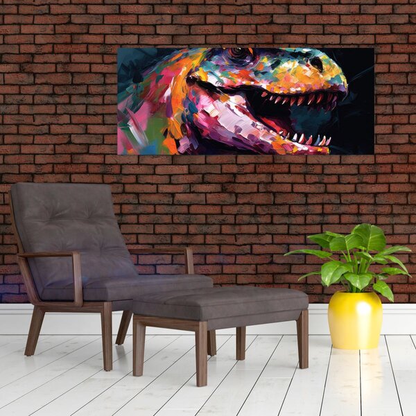 Slika - Dinosaur, slika (120x50 cm)