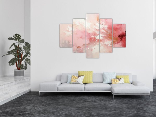 Slika - Ružičasti sažetak (150x105 cm)