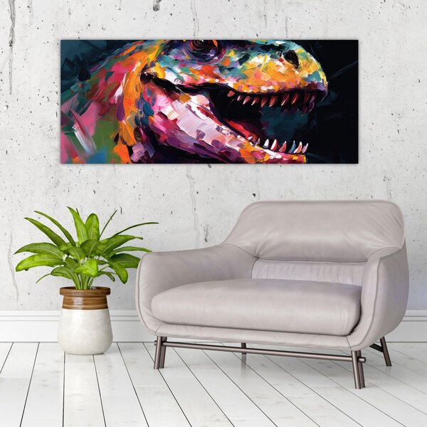 Slika - Dinosaur, slika (120x50 cm)