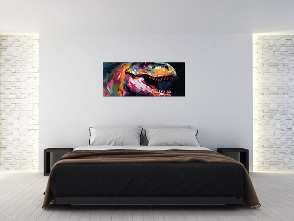 Slika - Dinosaur, slika (120x50 cm)